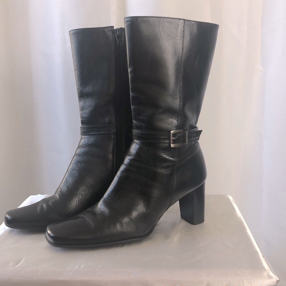 Michelle D Black Boots